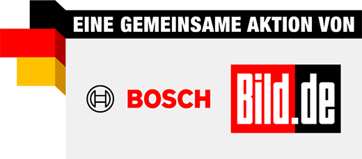 Eine gemeinsame Aktion von Bosch und BILD.de